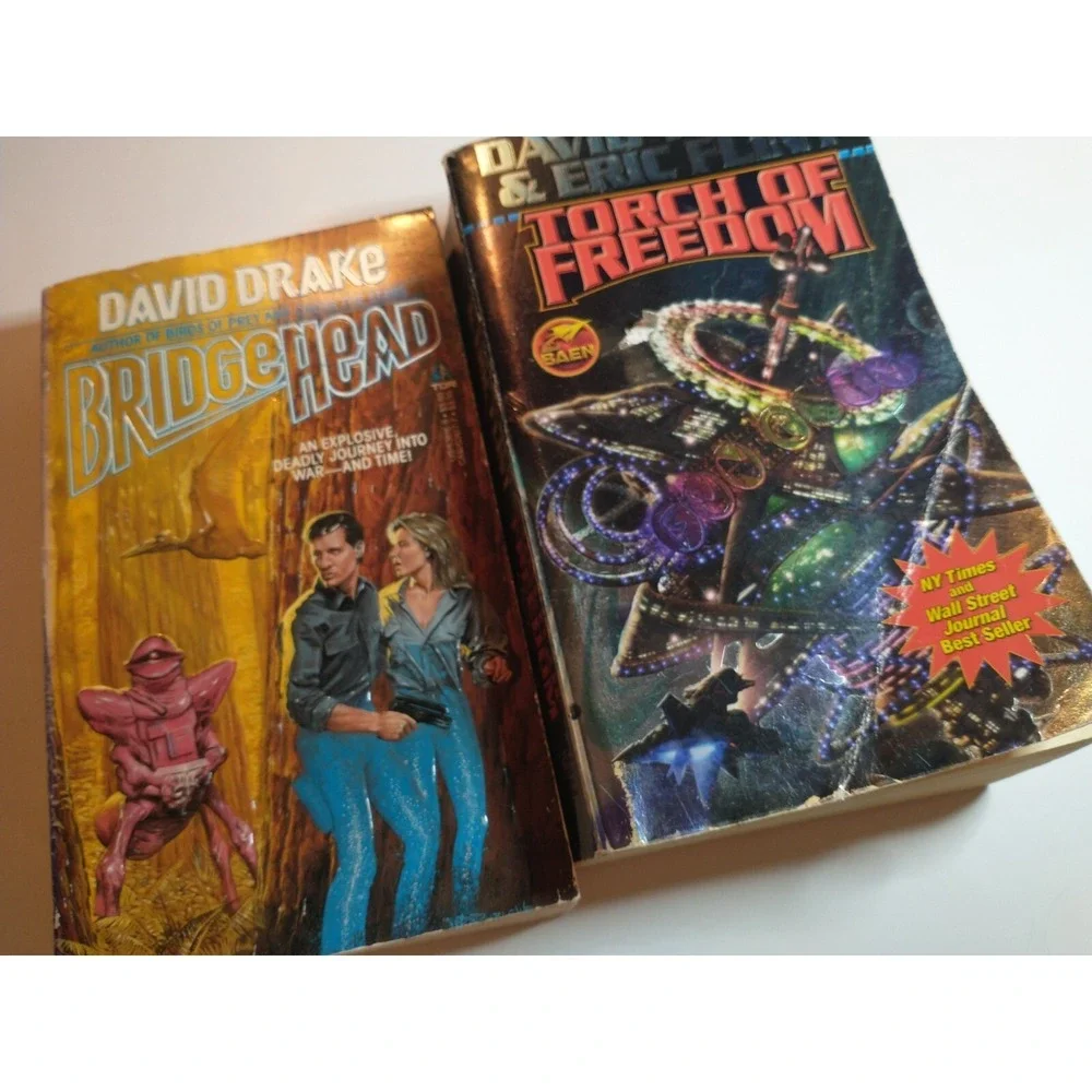 Bridge Head & Torch of Freedom - Paperback Classic Sci-fi Fantasy Book Set